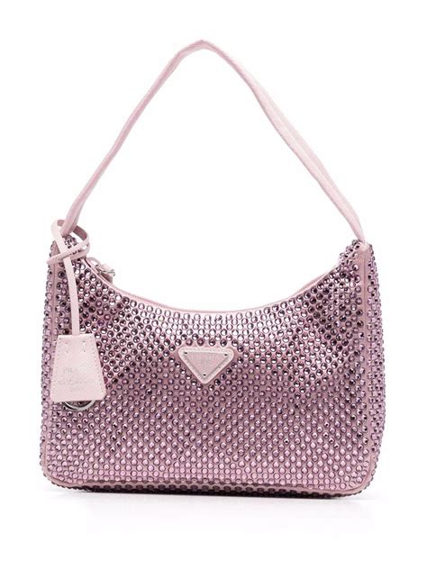 glitter tas prada|Prada leather handbags.